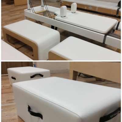 施工後のピラティスマシンシート