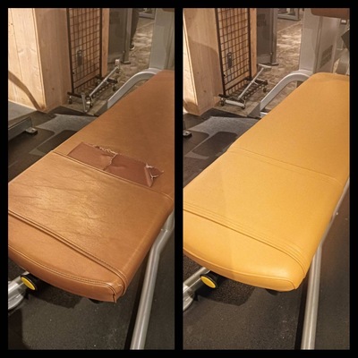 施工前のベンチシート（Before）